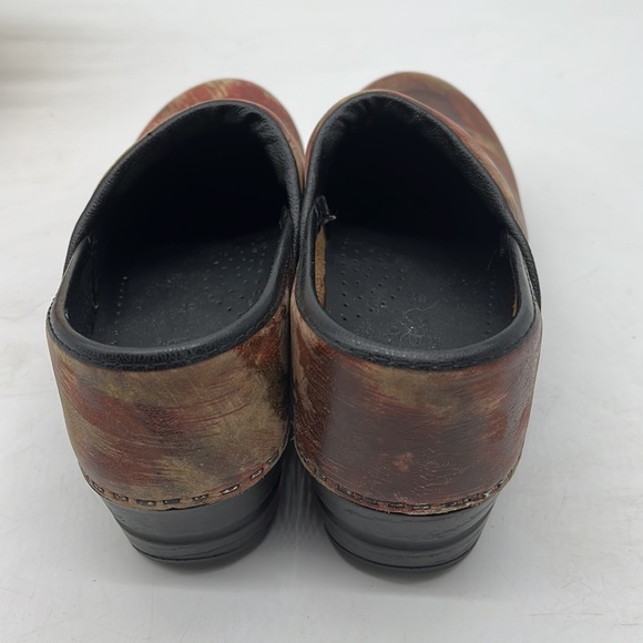 Sanita Multi Color rust yellow Clogs Size 37. CM2467A - Picture 4 of 7